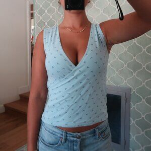 VINTAGE GAP WRAP TOP